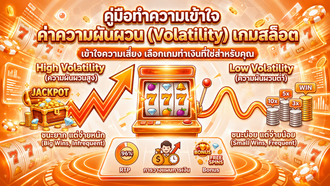 คัมภีร์สล็อต: รู้จักความผันผวนก่อนเดิมพัน