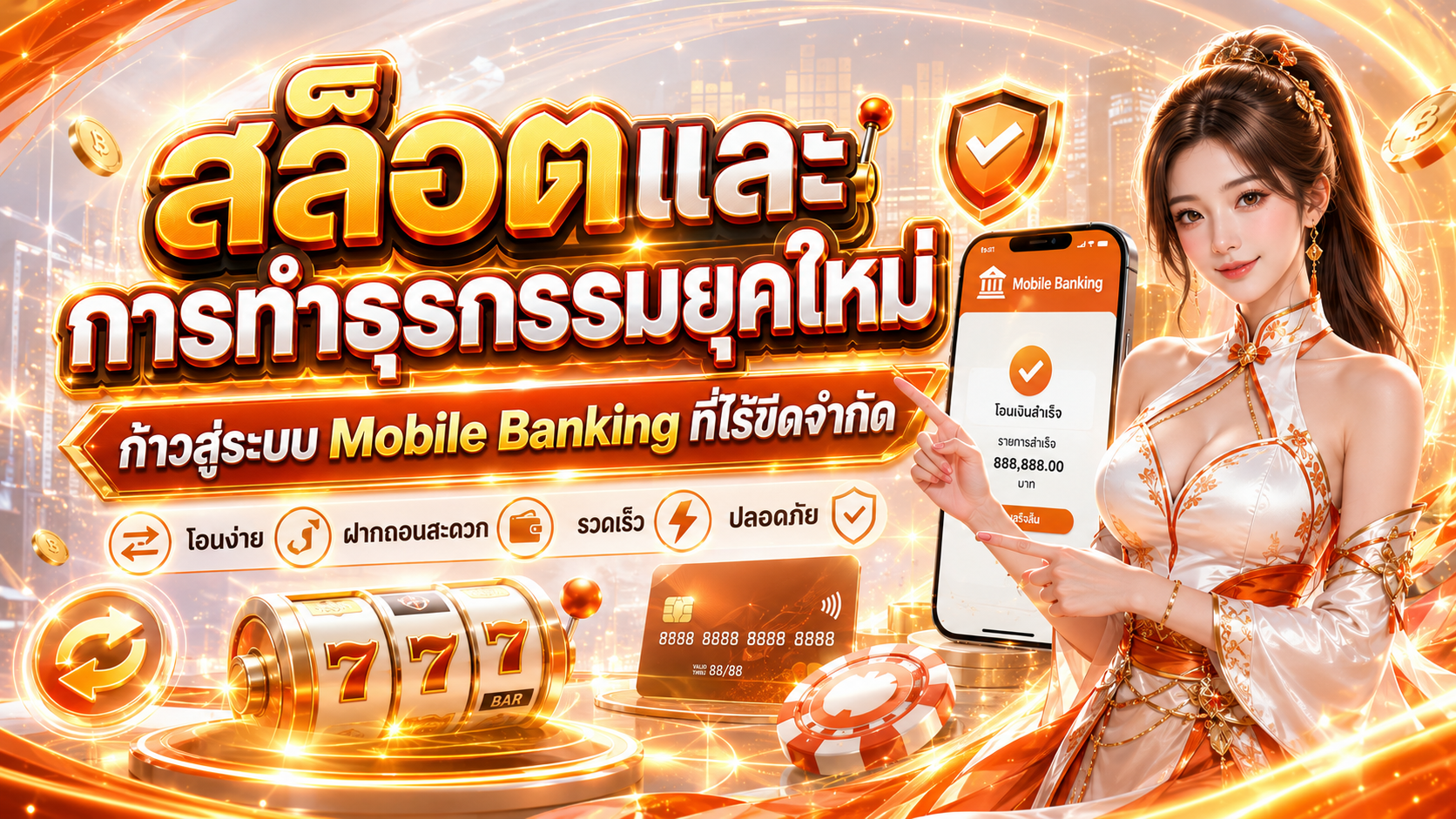 สล็อตยุคใหม่: ก้าวสู่ระบบ Mobile Banking ที่ไร้ขีดจำกัด